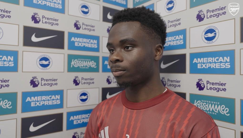 MK体育-萨卡：很开心达成枪手生涯300场里程碑，对此我心里充满感激